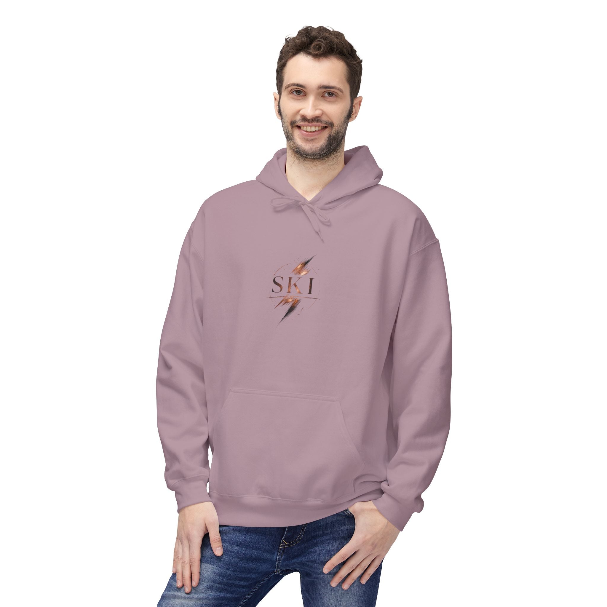 'Ski' Hoodie with 'One More Run' Skiing Pullover