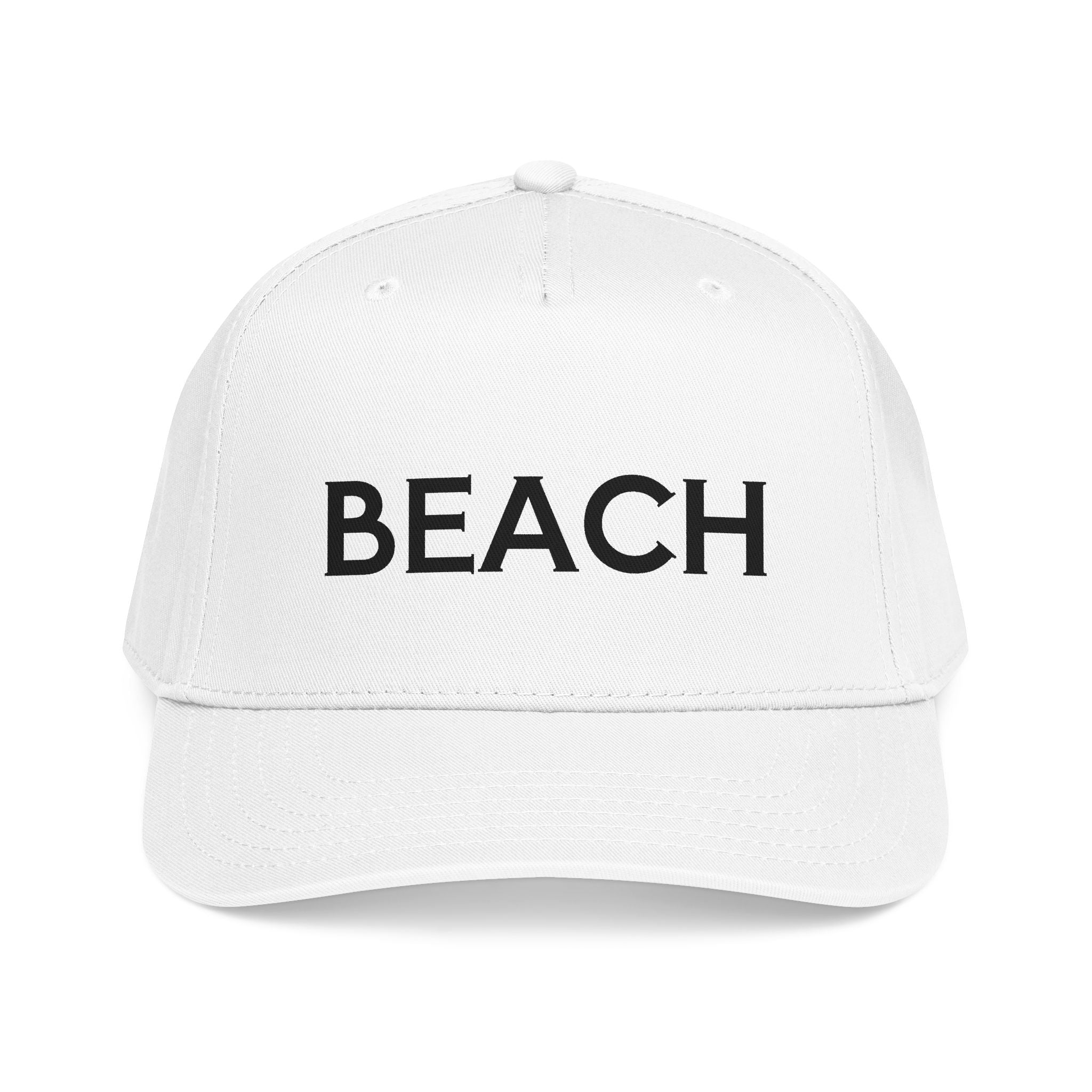"Beach" Embroidered Baseball Cap