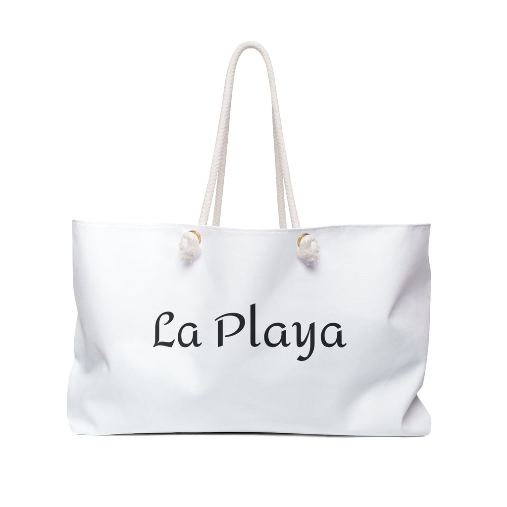 "La Playa" Spacious Beach/Overnight/Weekender Bag, Vacation Essential, Summer Getaway, Gift for Beach Lovers