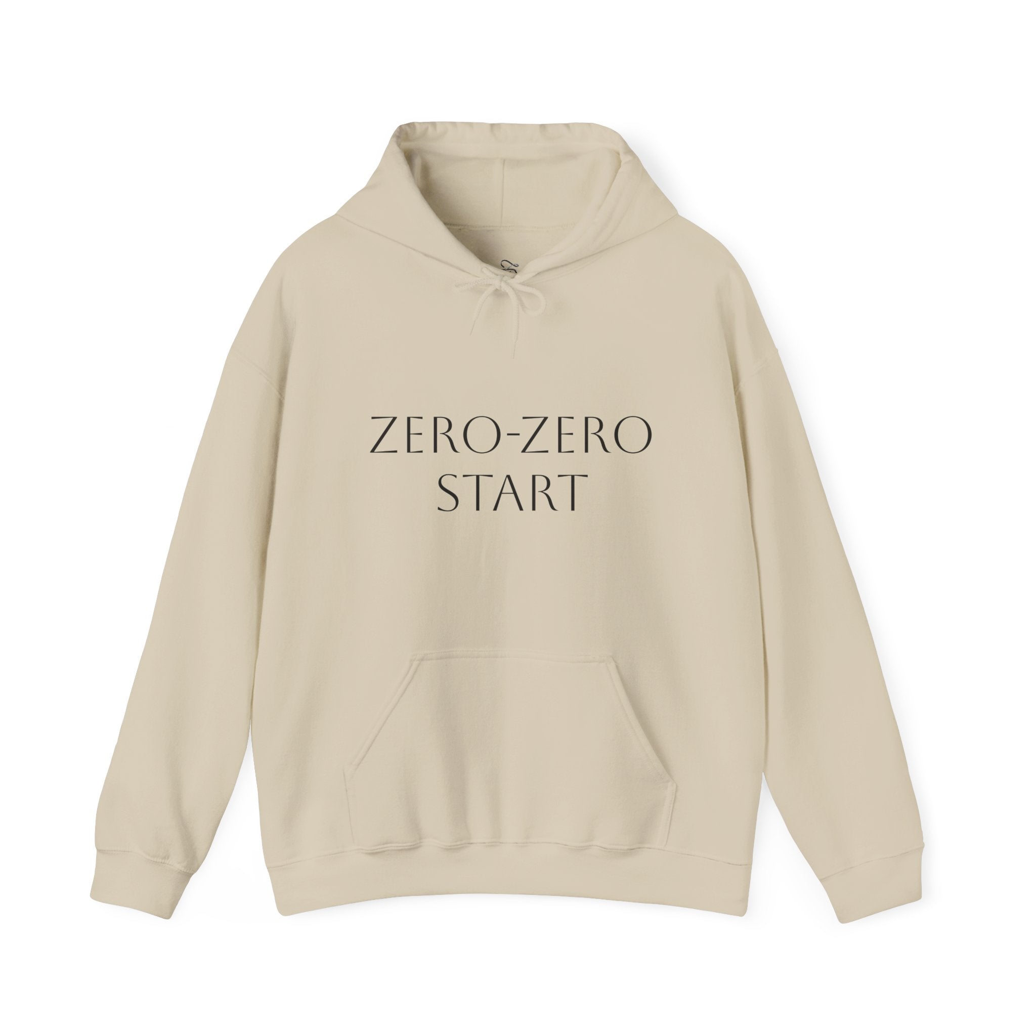 Zero-Zero Start Pickleball Unisex Heavy Blend™ Hooded Sweatshirt with Racket Logo on back