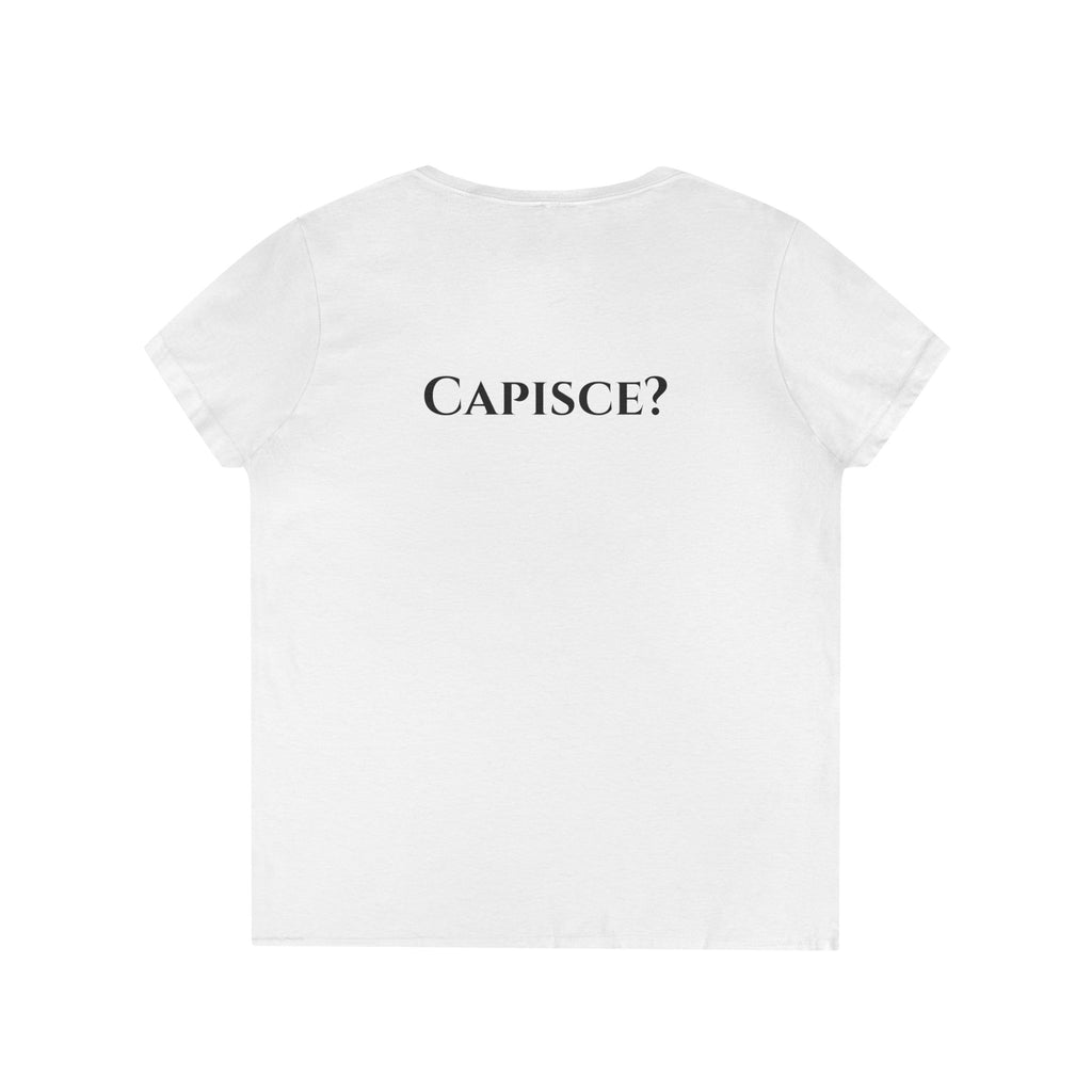 T-Shirt — 'Teflon' Front / 'Capisce?' Back Minimal Graphic Tee