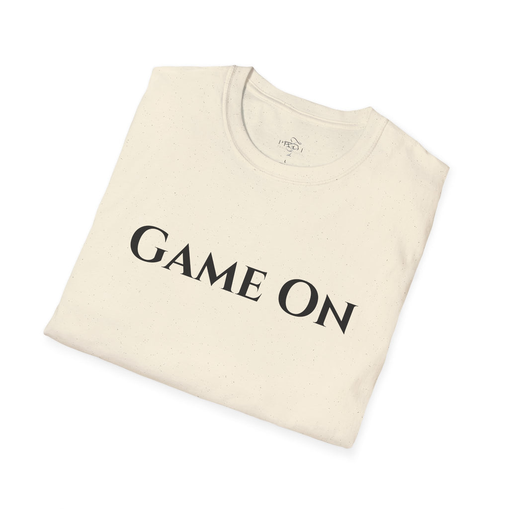 ‘Game On’ Pickleball Tee for Sports Lovers-Unisex Softstyle T-Shirt