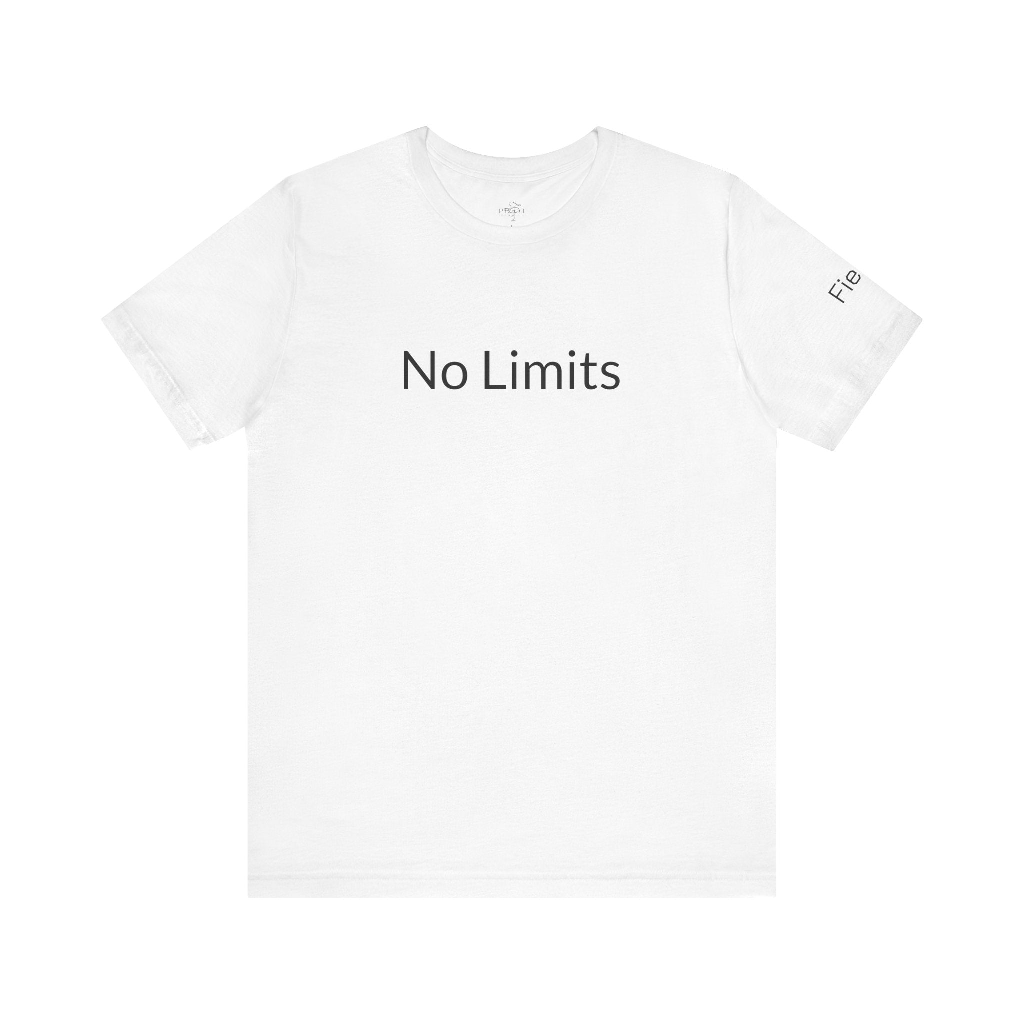 No Limits Unisex Jersey Tee - Empowerment Shirt with #WearYourPower on the back