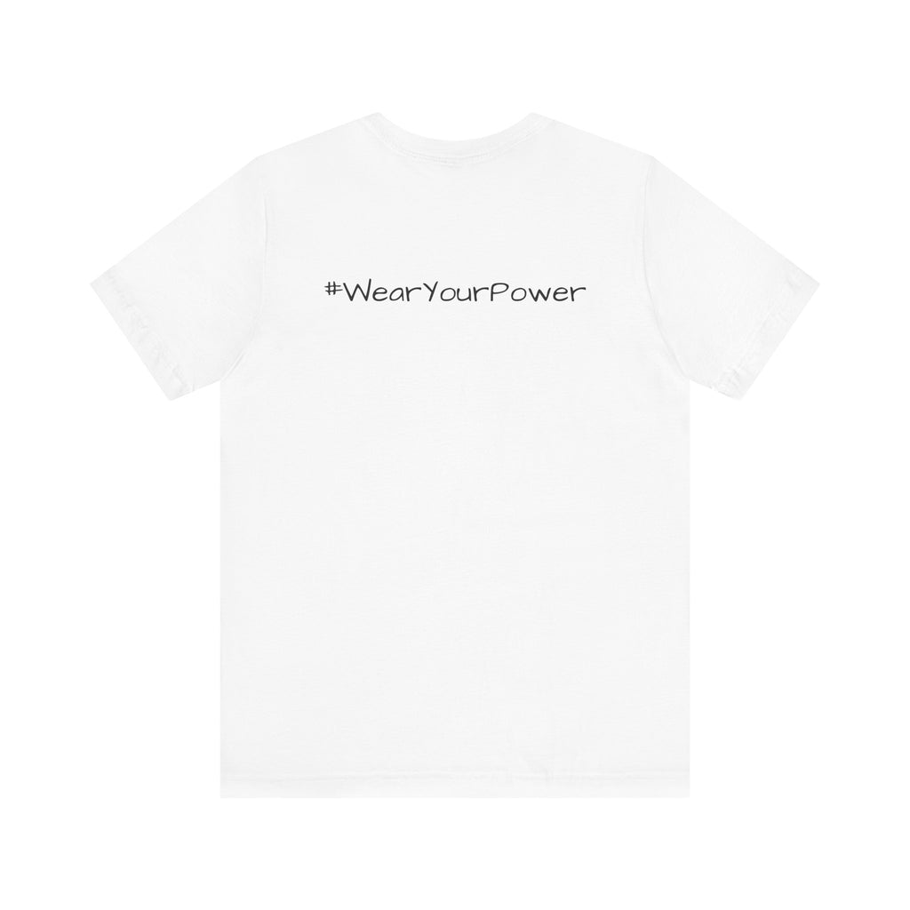 Empowering 'No Limits/#WearYourPower' Tee, Motivational T-Shirt, Inspirational Gift, Unisex Casual Wear, Confidence Clothing, Self-Love Apparel