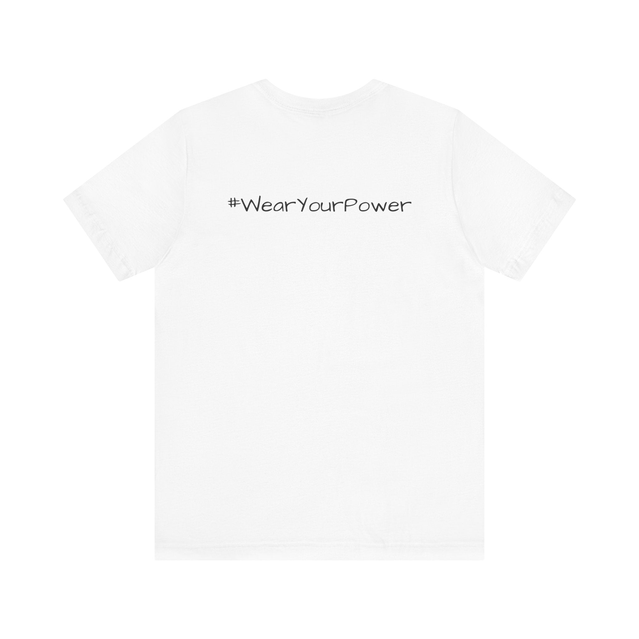 Empowering 'No Limits/#WearYourPower' Tee, Motivational T-Shirt, Inspirational Gift, Unisex Casual Wear, Confidence Clothing, Self-Love Apparel