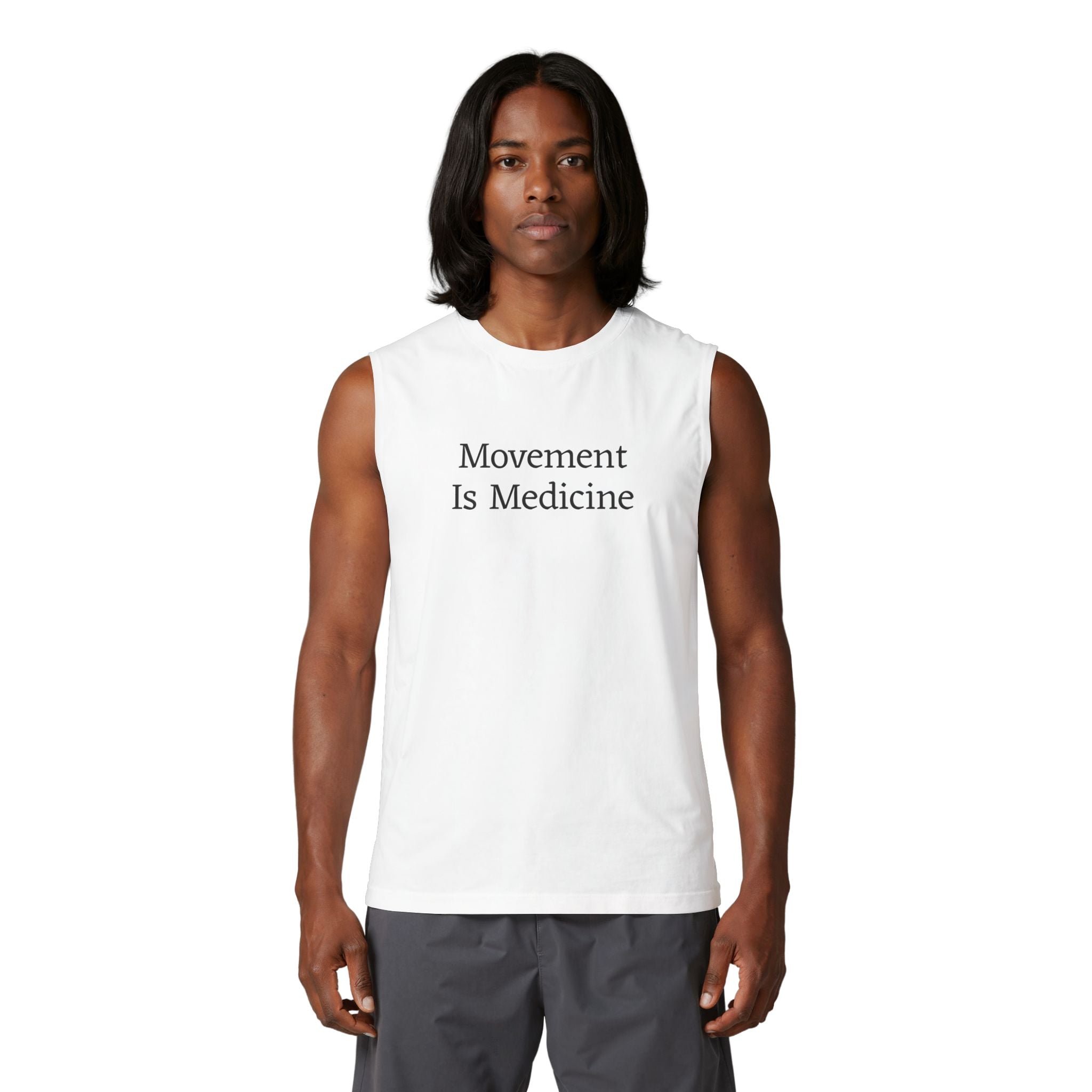 Movement Is Medicine Muscle Tank — #WearYourPower Fitness Tee