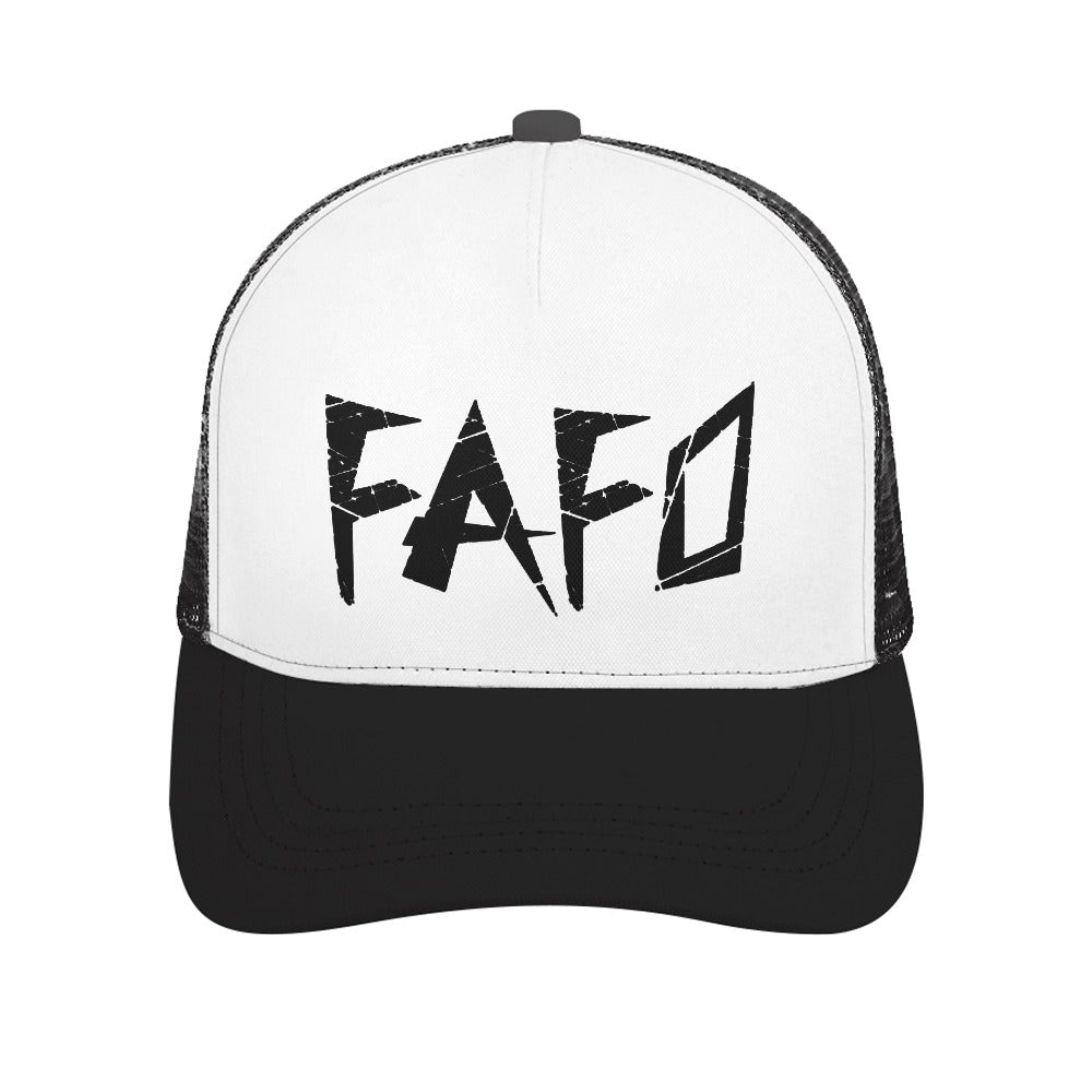 FAFO Baseball Cap Bent glue rear hollow (multi-color optional)