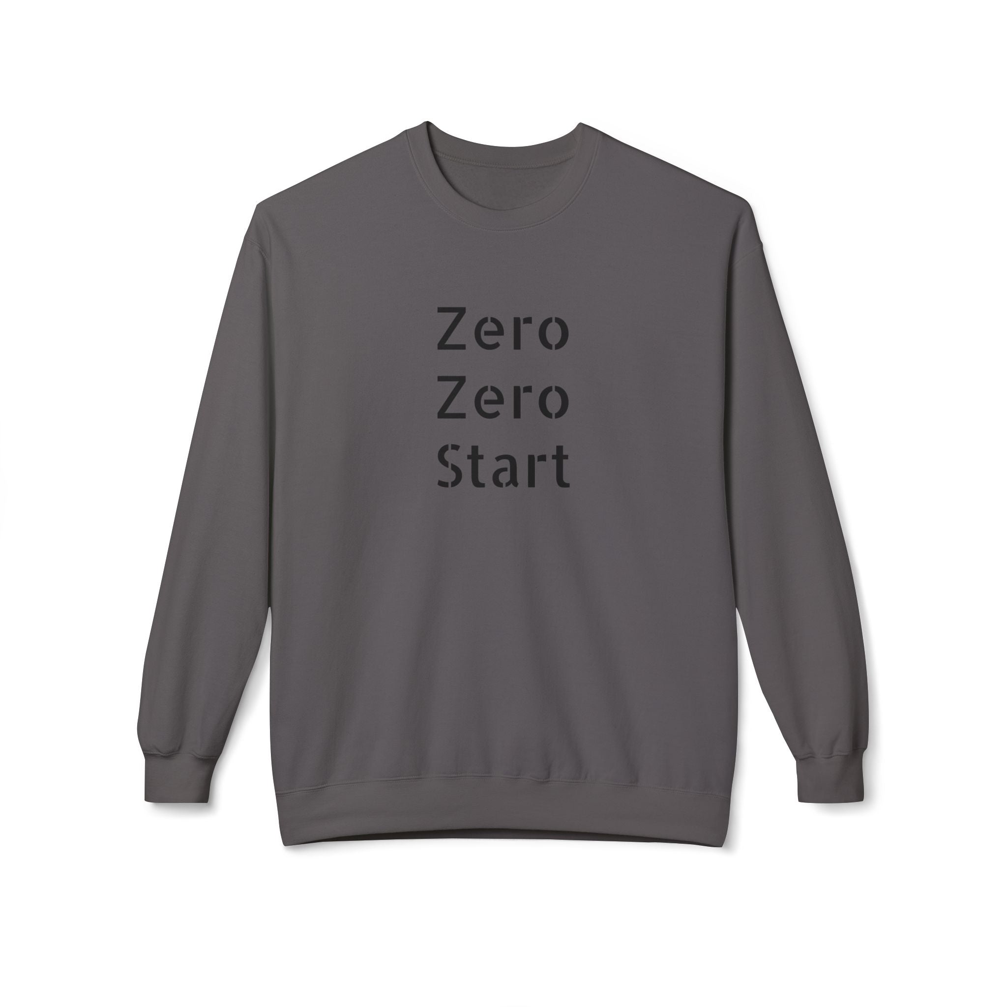 Zero-Zero Start Pickleball Inspired Unisex Midweight Softstyle Fleece Crewneck Sweatshirt