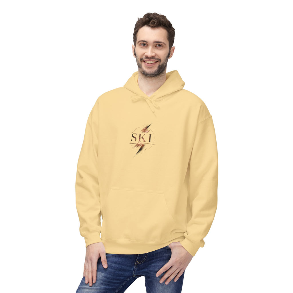 'Ski' Hoodie with 'One More Run' Skiing Pullover