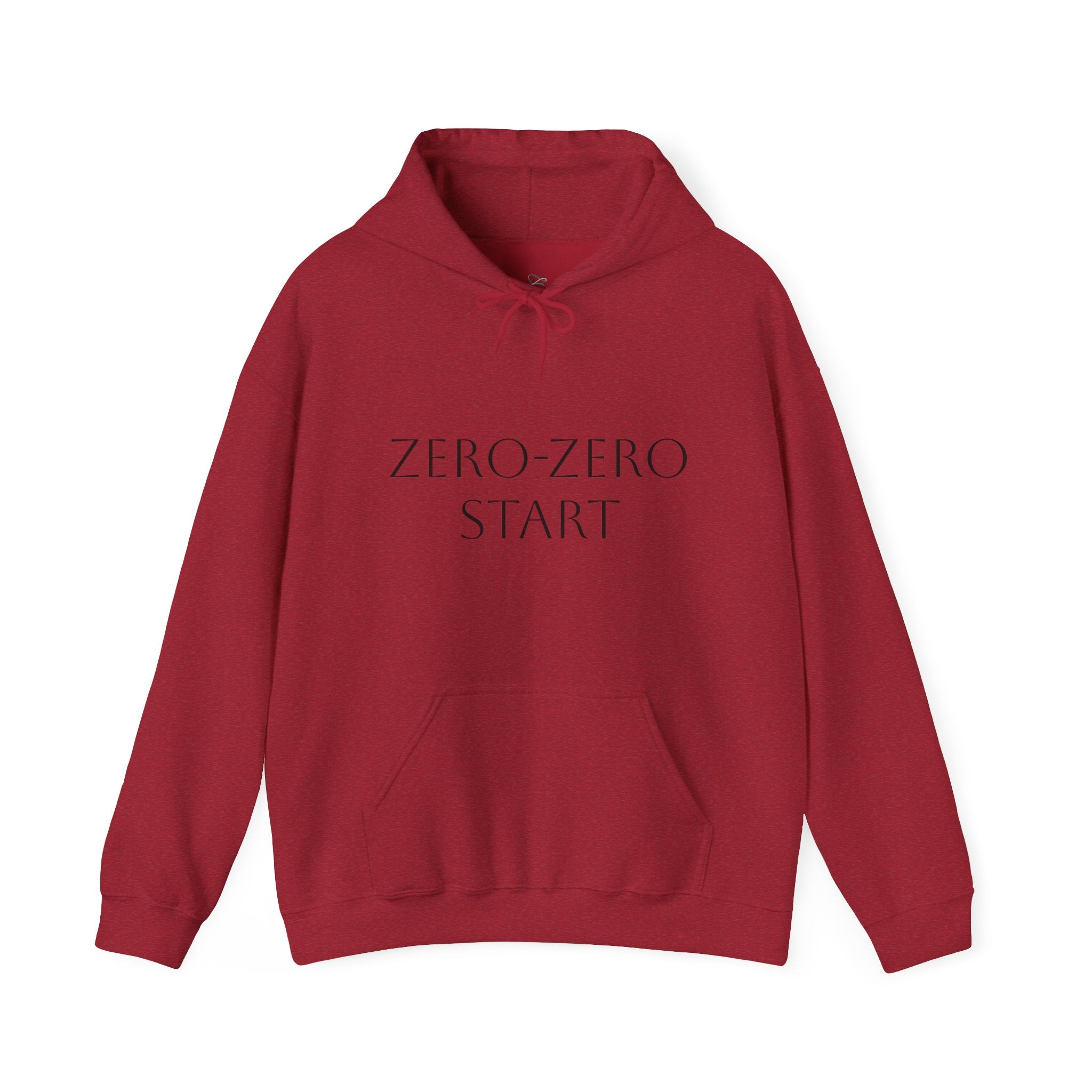 Zero-Zero Start Pickleball Unisex Heavy Blend™ Hooded Sweatshirt with Racket Logo on back