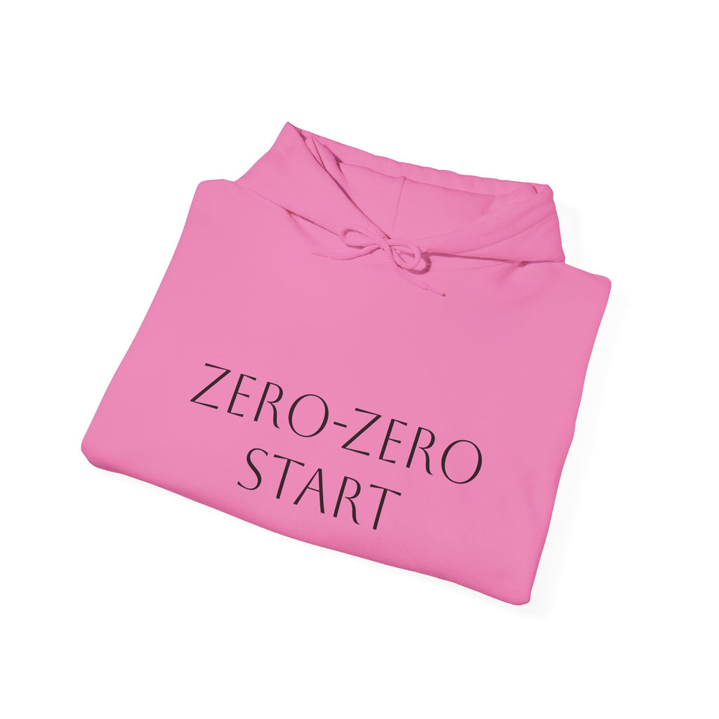 Zero-Zero Start Pickleball Unisex Heavy Blend™ Hooded Sweatshirt with Racket Logo on back