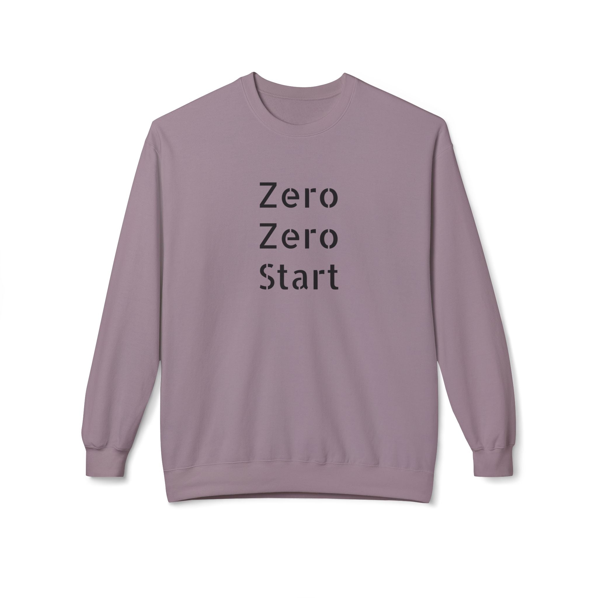 Zero-Zero Start Pickleball Inspired Unisex Midweight Softstyle Fleece Crewneck Sweatshirt