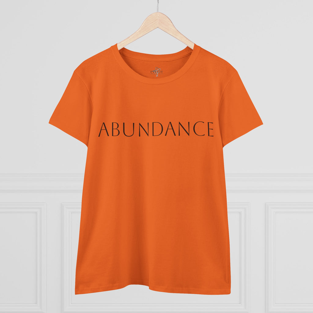 'Abundance /Think It-Mean It-Be It'  Inspirational Tee - Positive Affirmation T-Shirt