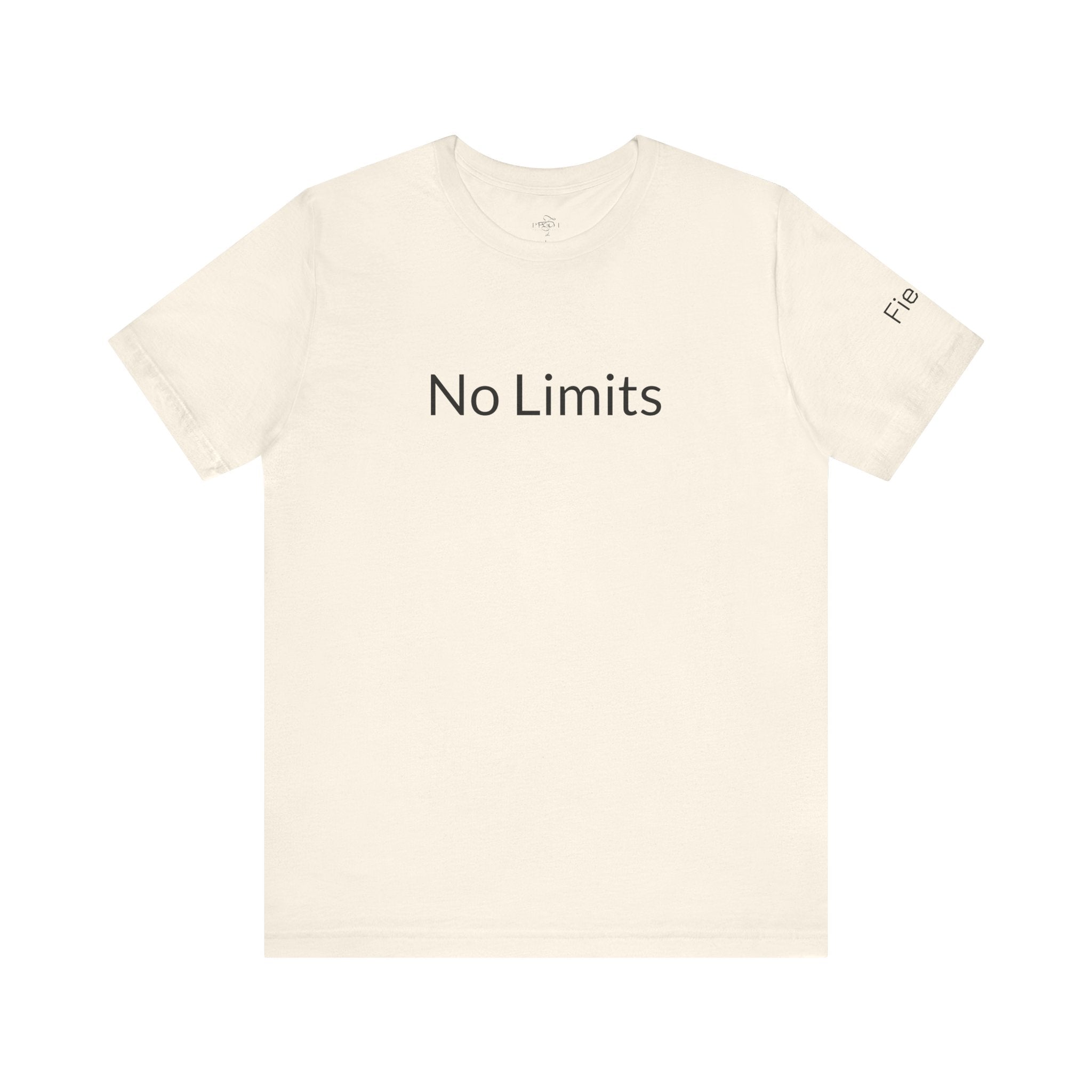 No Limits Unisex Jersey Tee - Empowerment Shirt with #WearYourPower on the back