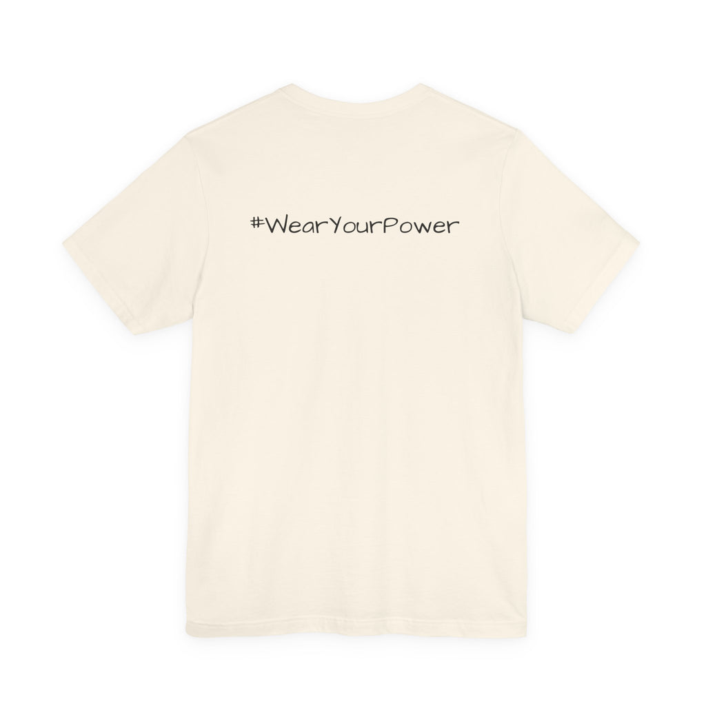 Empowering 'No Limits/#WearYourPower' Tee, Motivational T-Shirt, Inspirational Gift, Unisex Casual Wear, Confidence Clothing, Self-Love Apparel