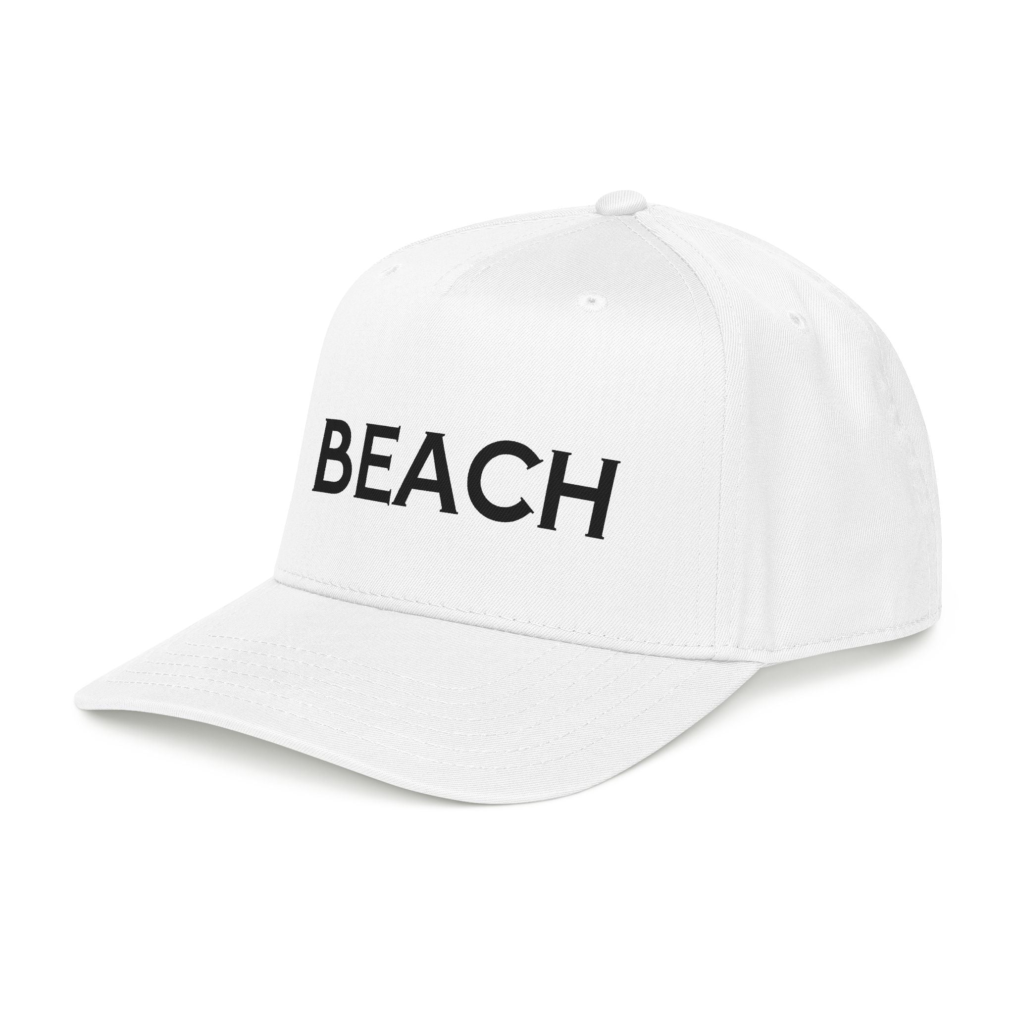 "Beach" Embroidered Baseball Cap