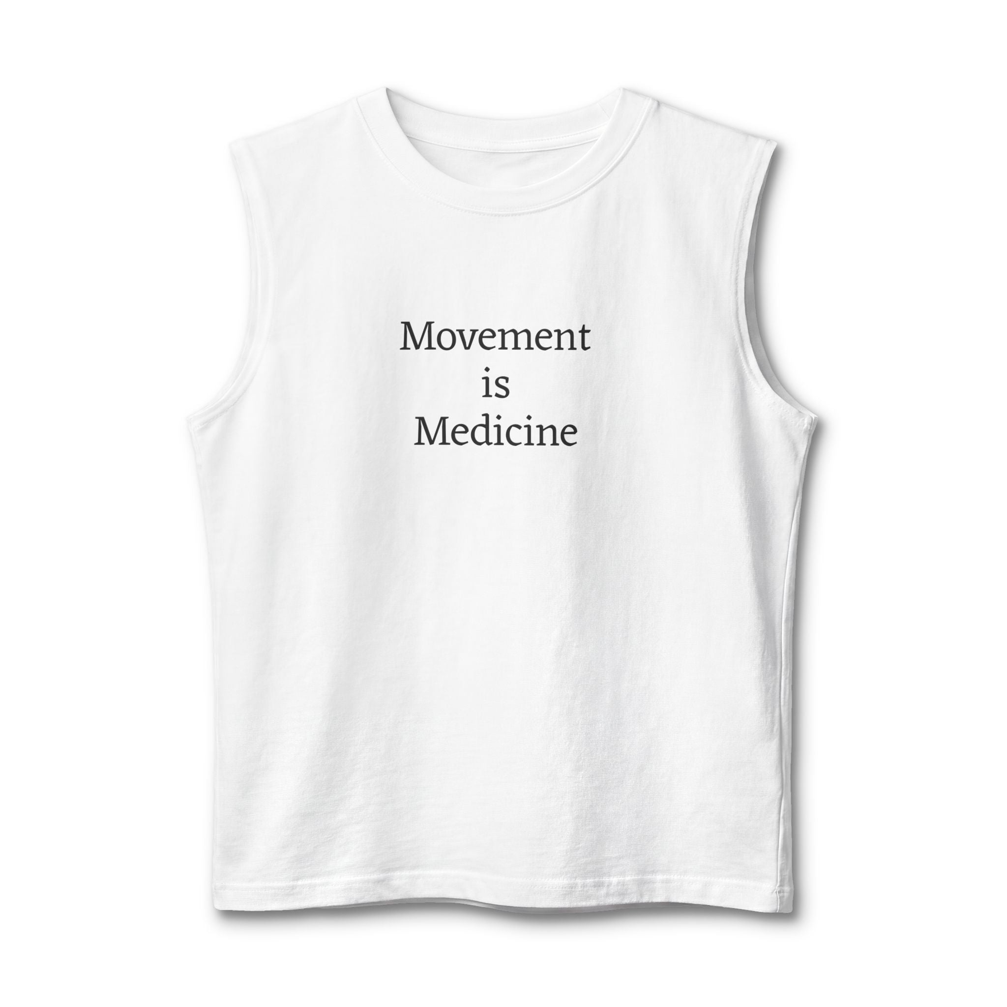 Movement Is Medicine UNISEX Muscle Tank — #WearYourPower Fitness Tee