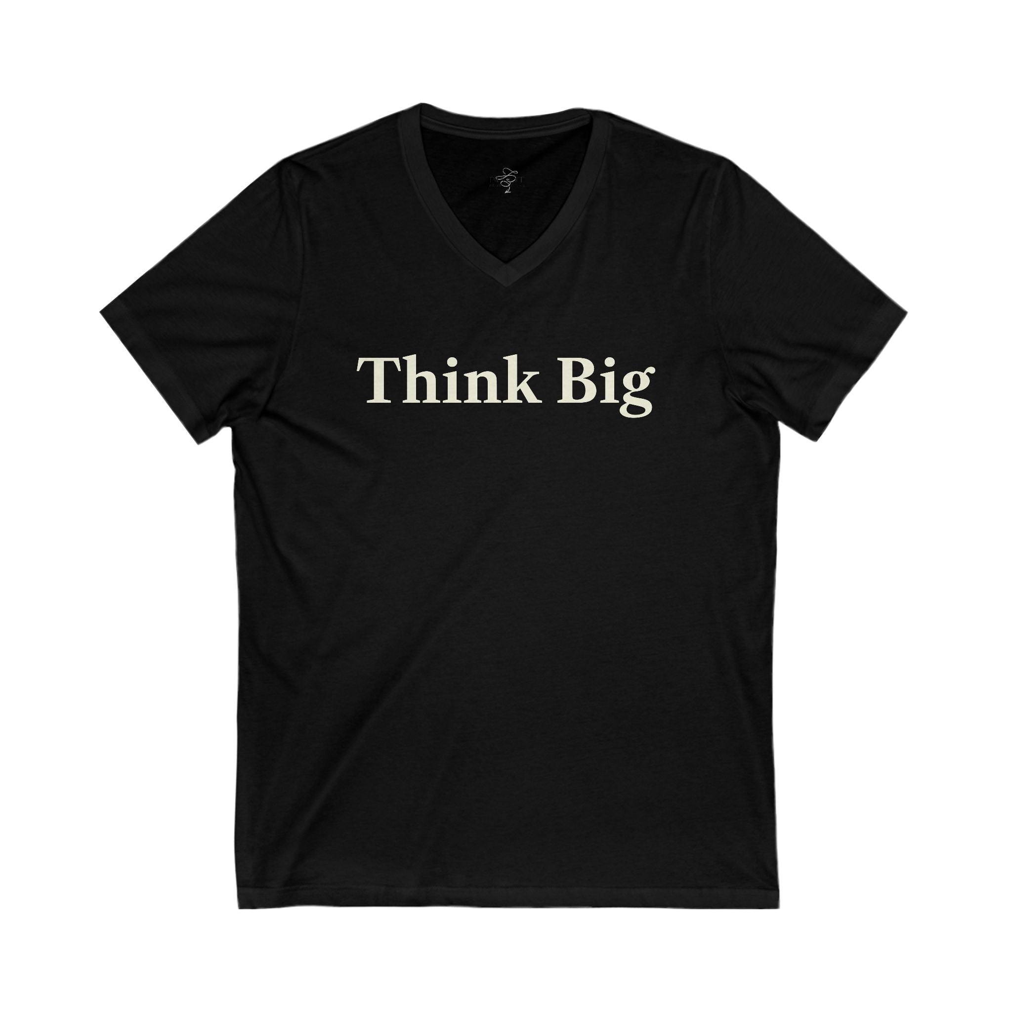 Think Big. Balls of Steel Unisex Jersey Short Sleeve V-Neck Tee