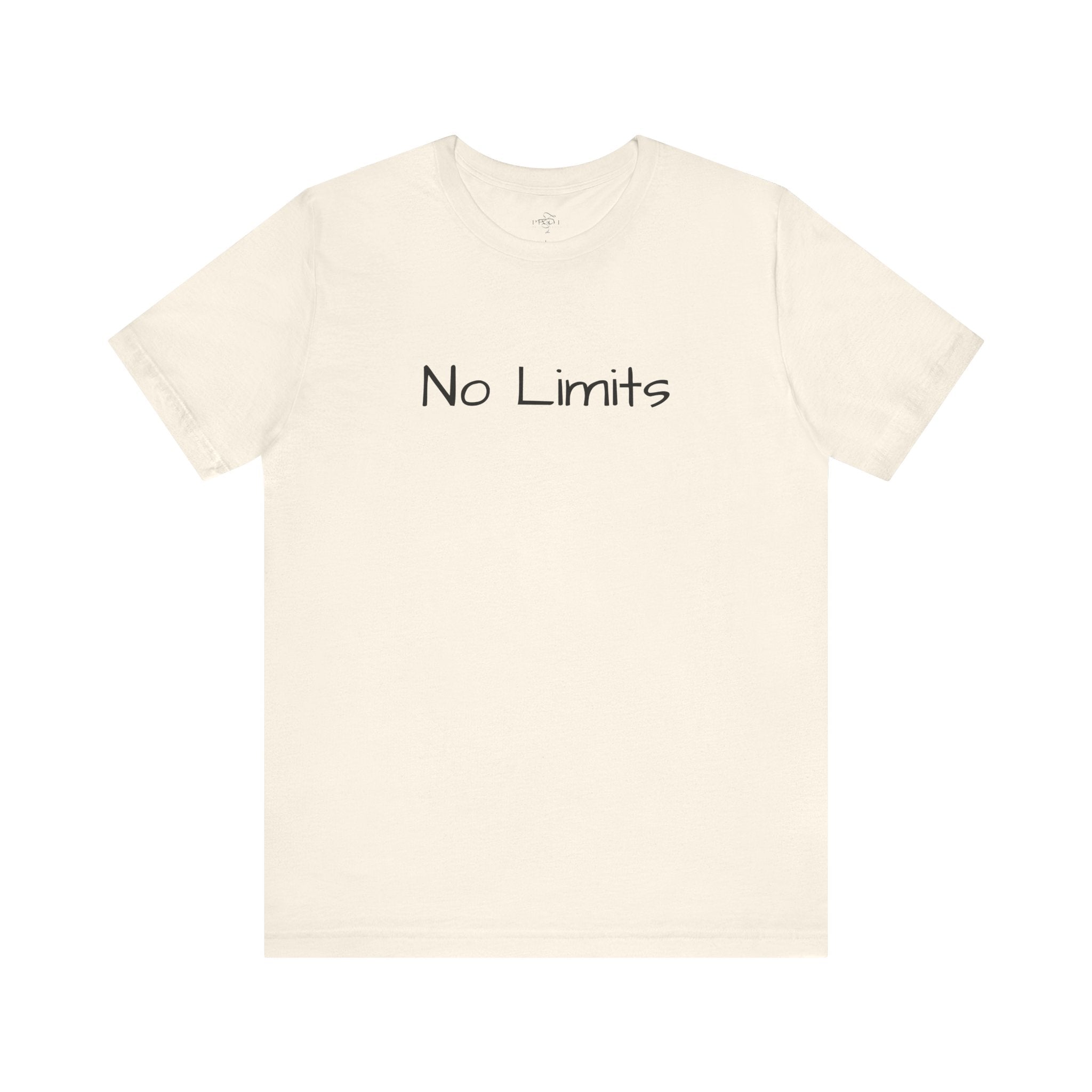 Empowering 'No Limits/#WearYourPower' Tee, Motivational T-Shirt, Inspirational Gift, Unisex Casual Wear, Confidence Clothing, Self-Love Apparel