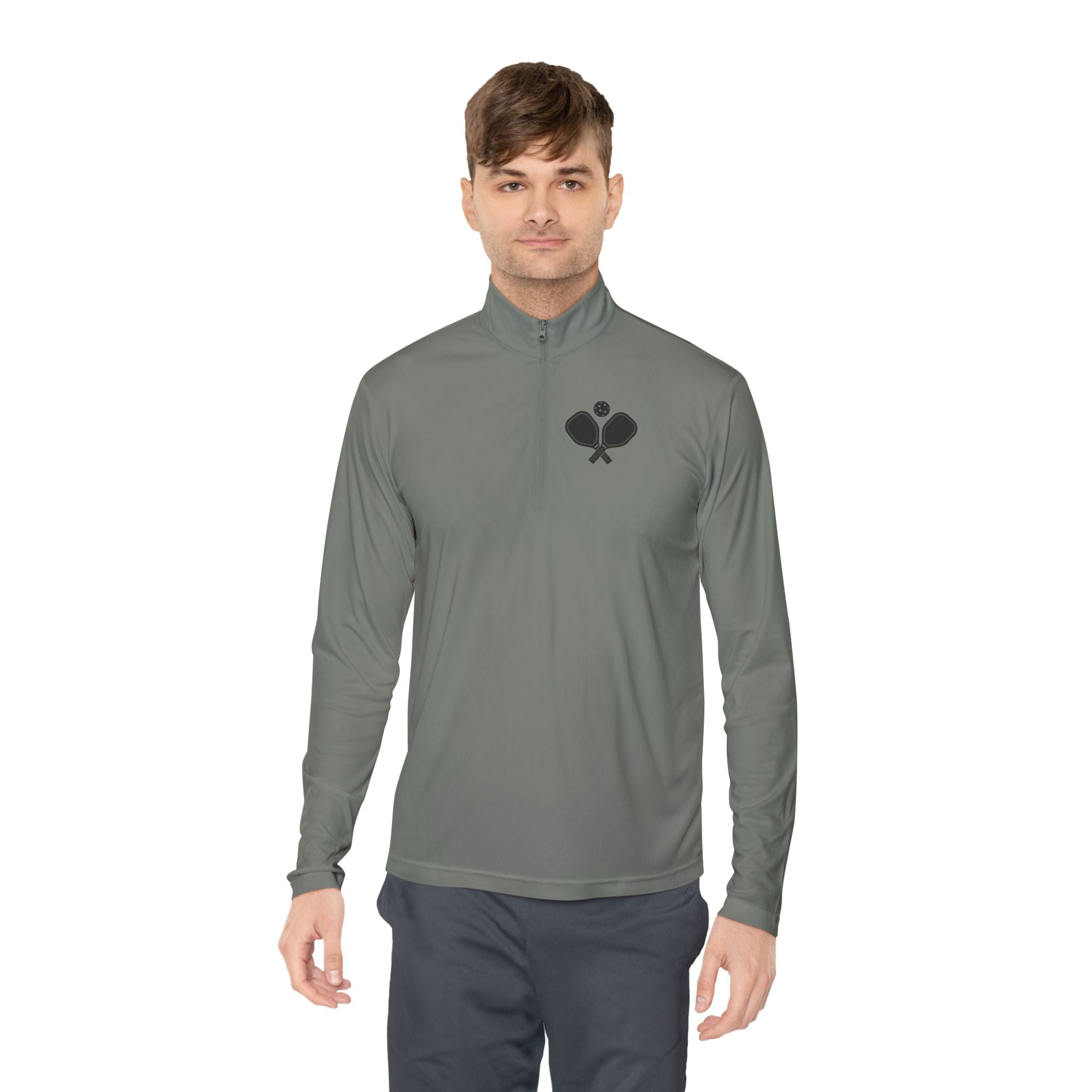 "Peace Love Pickleball " Quarter Zip Pullover