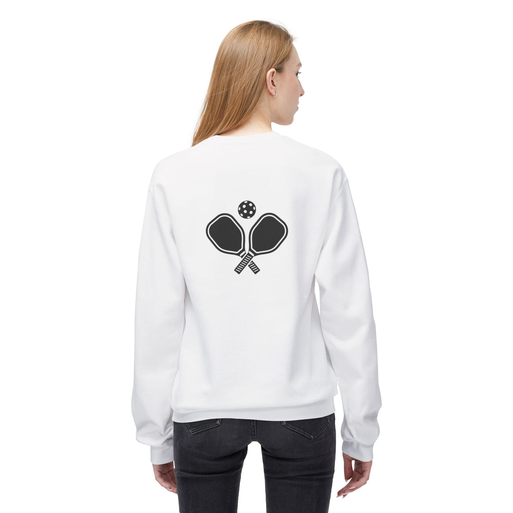 Zero-Zero Start Pickleball Inspired Unisex Midweight Softstyle Fleece Crewneck Sweatshirt