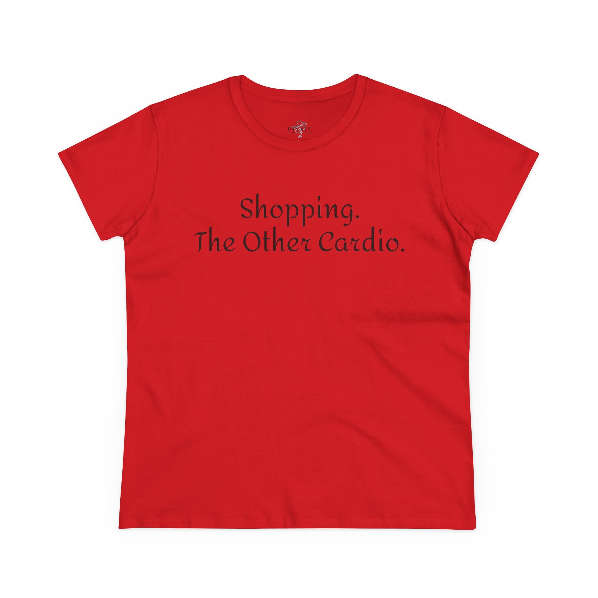 Shopping. The Other Cardio. Casual Women's Top, Gym Tee, Gift for Girlfriend, Funny Women's Shirt