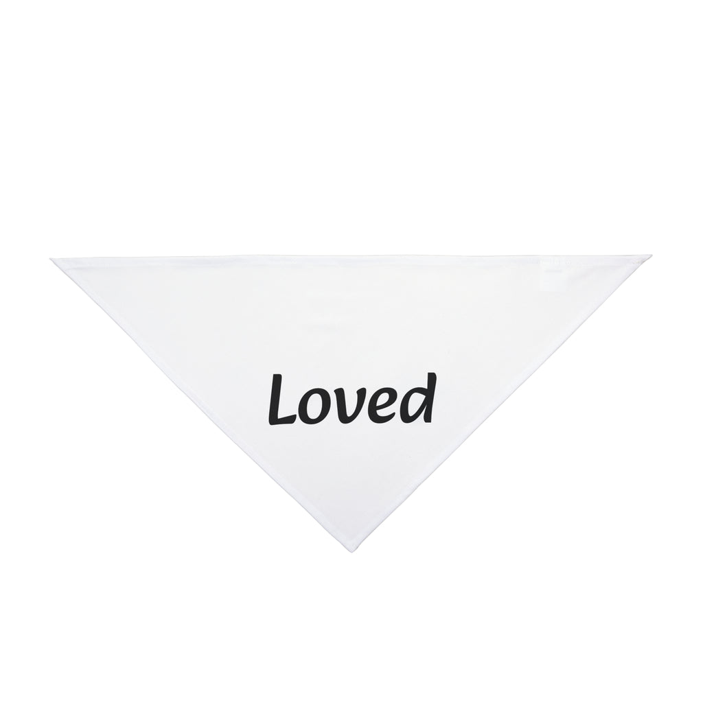 'Loved' Pet Bandana - Stylish Dog Accessory for Every Occasion