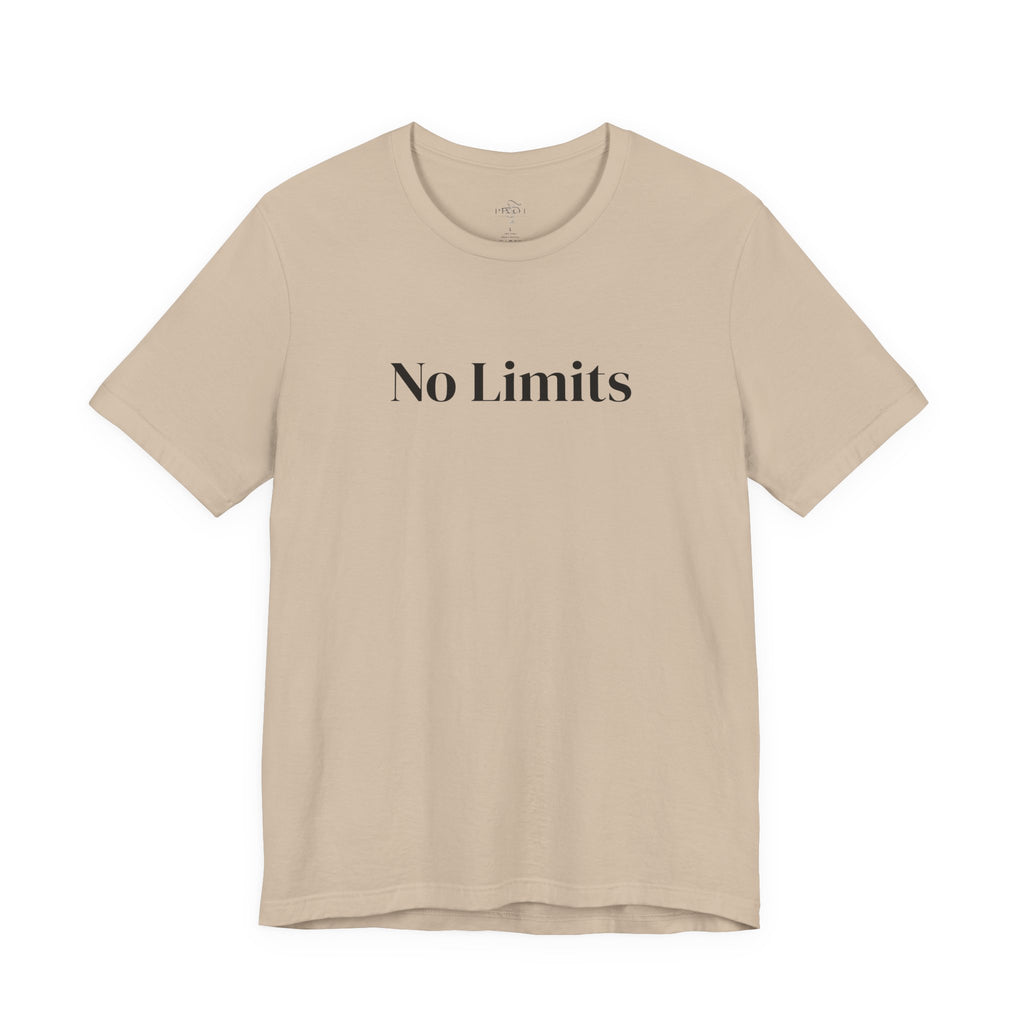 No Limits Unisex Jersey Tee - Empowerment Shirt with #WearYourPower