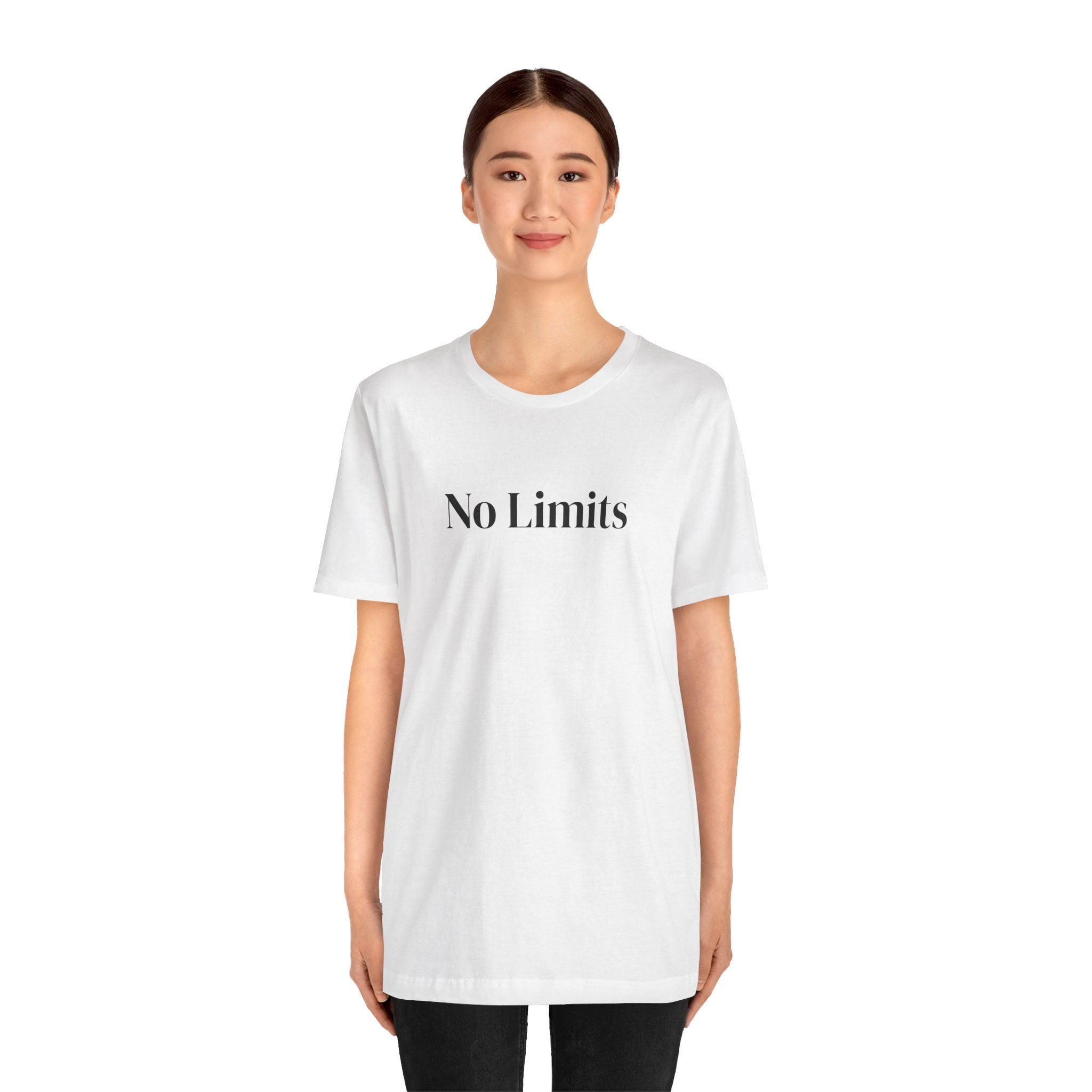 No Limits Unisex Jersey Tee - Empowerment Shirt with #WearYourPower