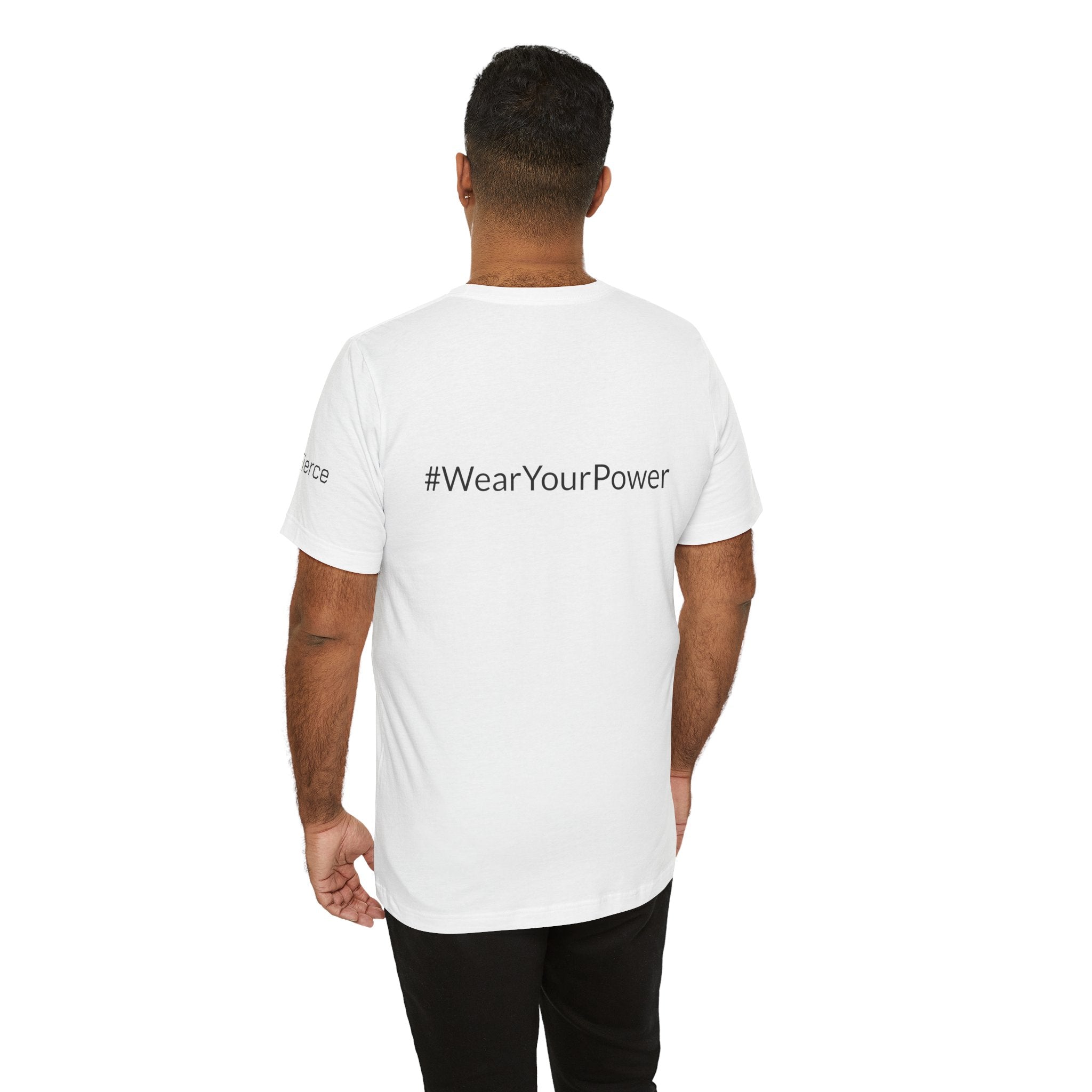 No Limits Unisex Jersey Tee - Empowerment Shirt with #WearYourPower on the back