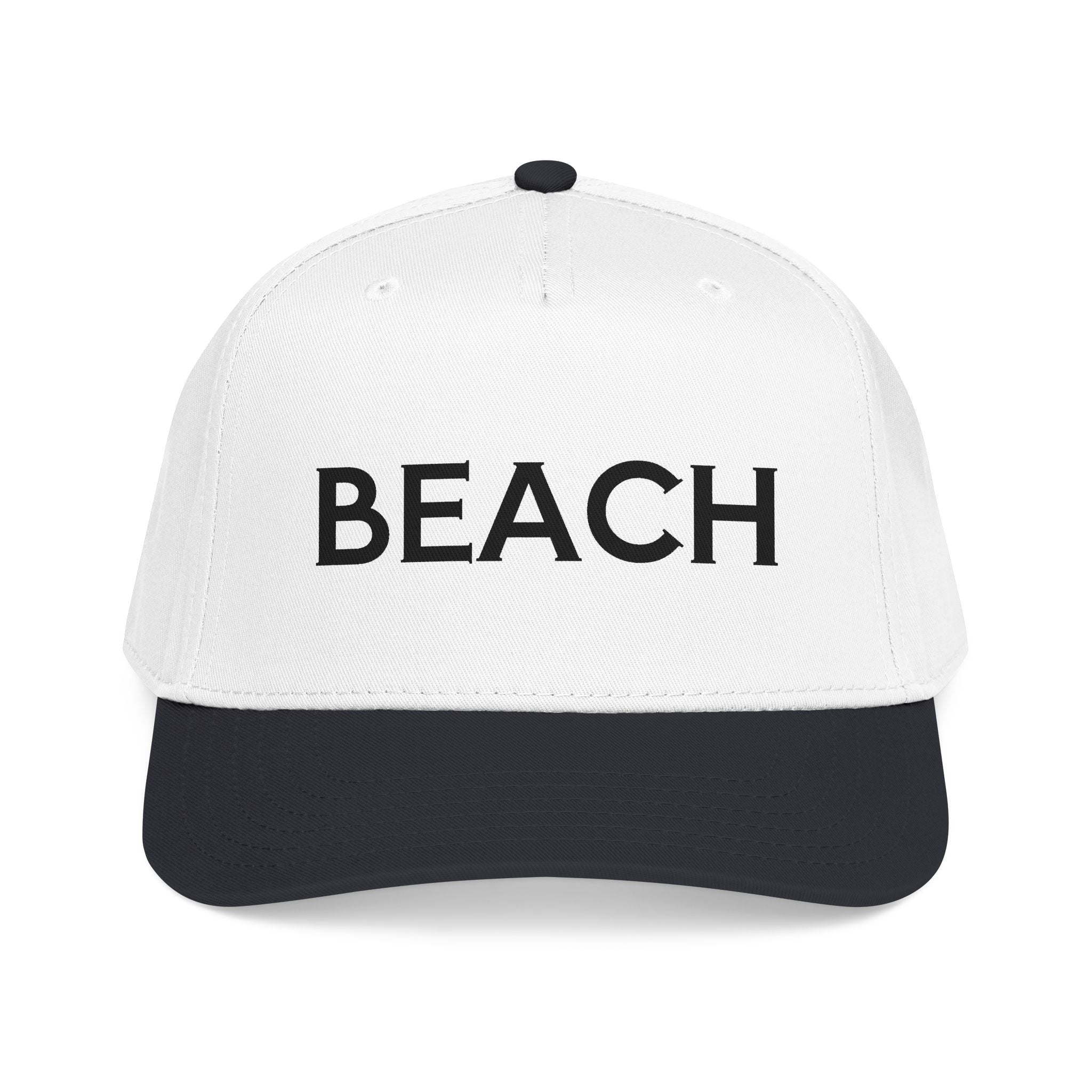 "Beach" Embroidered Baseball Cap