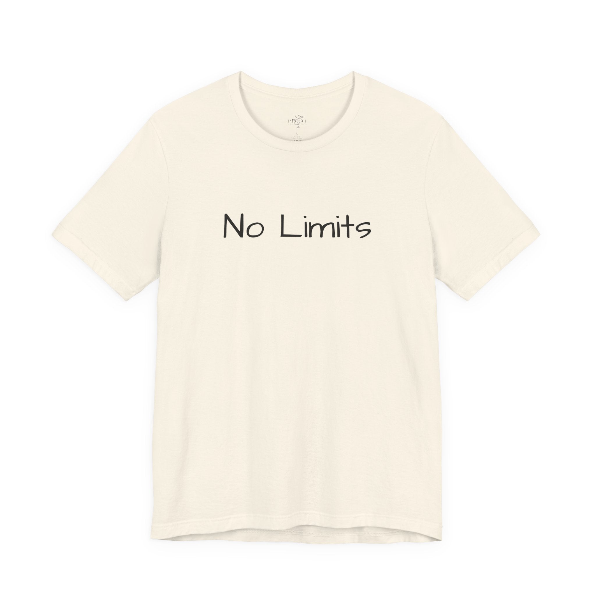 Empowering 'No Limits/#WearYourPower' Tee, Motivational T-Shirt, Inspirational Gift, Unisex Casual Wear, Confidence Clothing, Self-Love Apparel