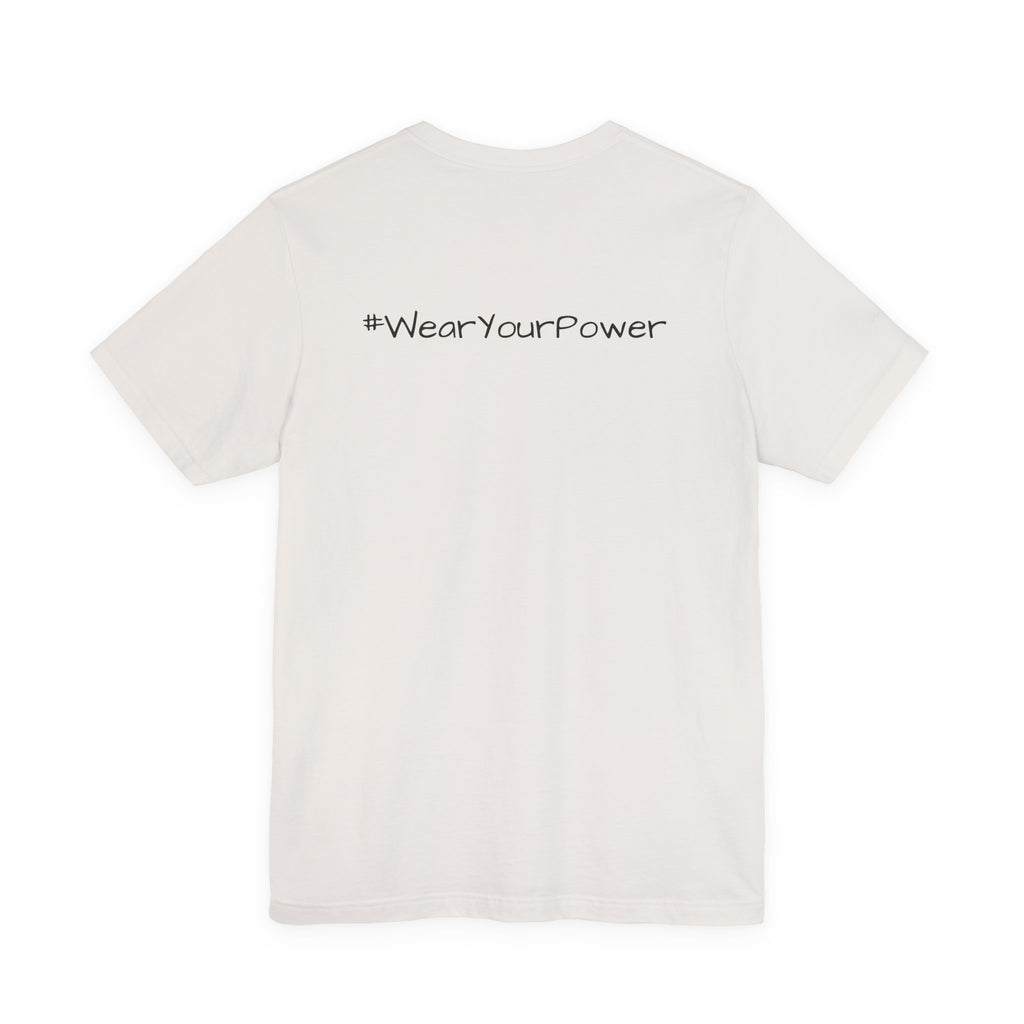 Empowering 'No Limits/#WearYourPower' Tee, Motivational T-Shirt, Inspirational Gift, Unisex Casual Wear, Confidence Clothing, Self-Love Apparel