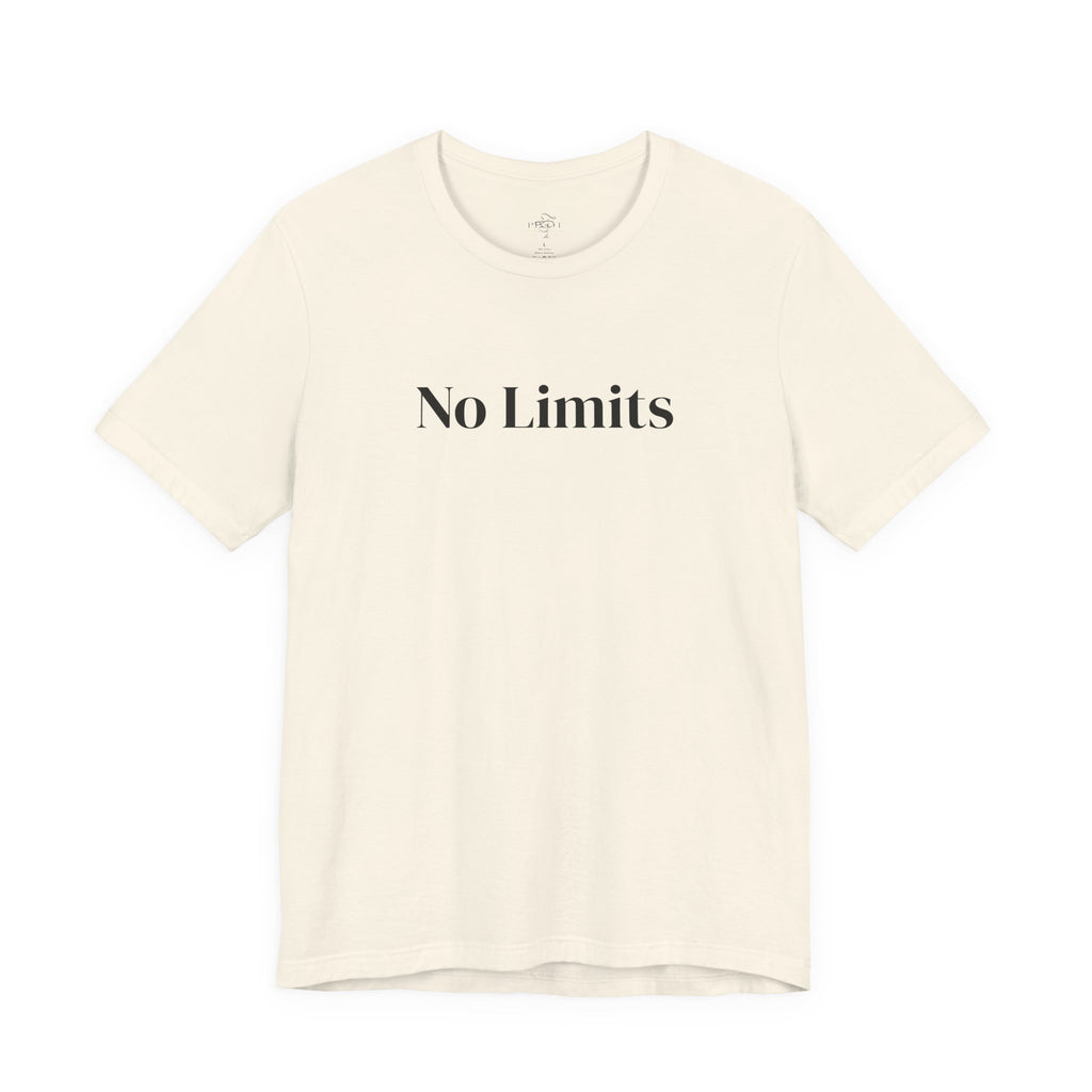 No Limits Unisex Jersey Tee - Empowerment Shirt with #WearYourPower