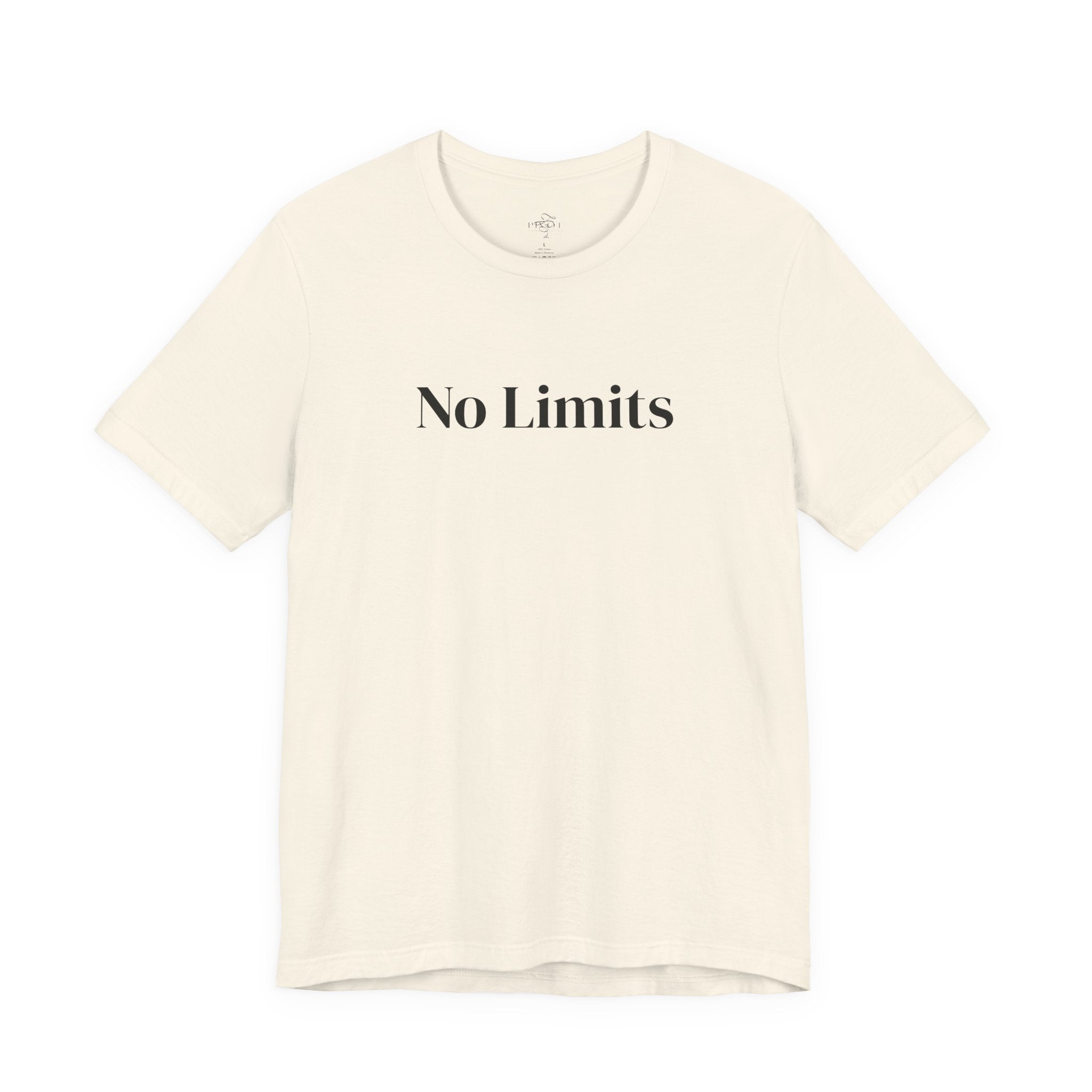 No Limits Unisex Jersey Tee - Empowerment Shirt with #WearYourPower