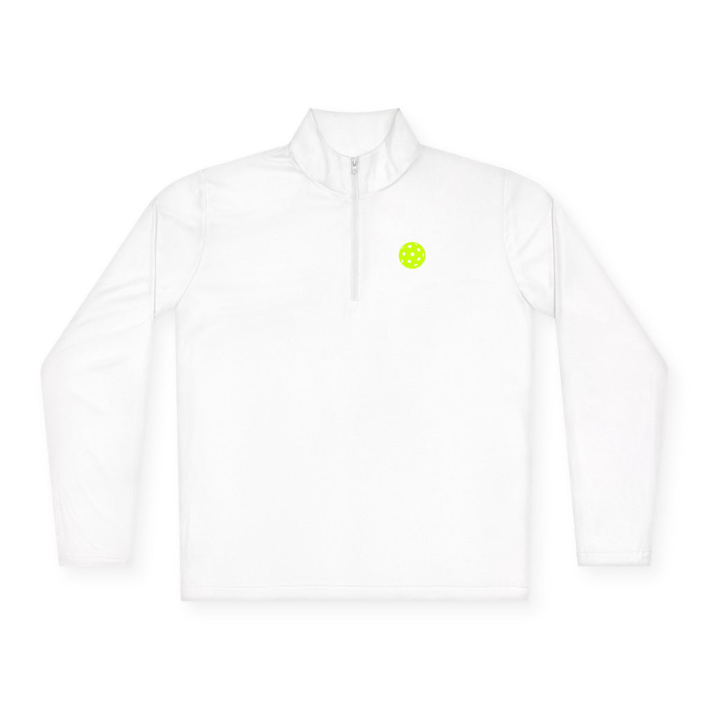 Neon Pickleball 'Game On' Quarter-Zip Pullover —Performance Top