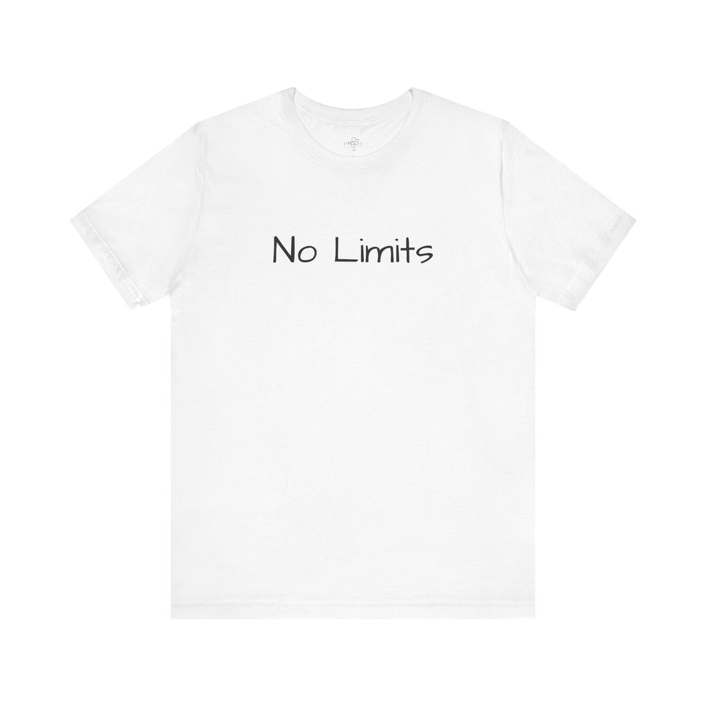 Empowering 'No Limits/#WearYourPower' Tee, Motivational T-Shirt, Inspirational Gift, Unisex Casual Wear, Confidence Clothing, Self-Love Apparel