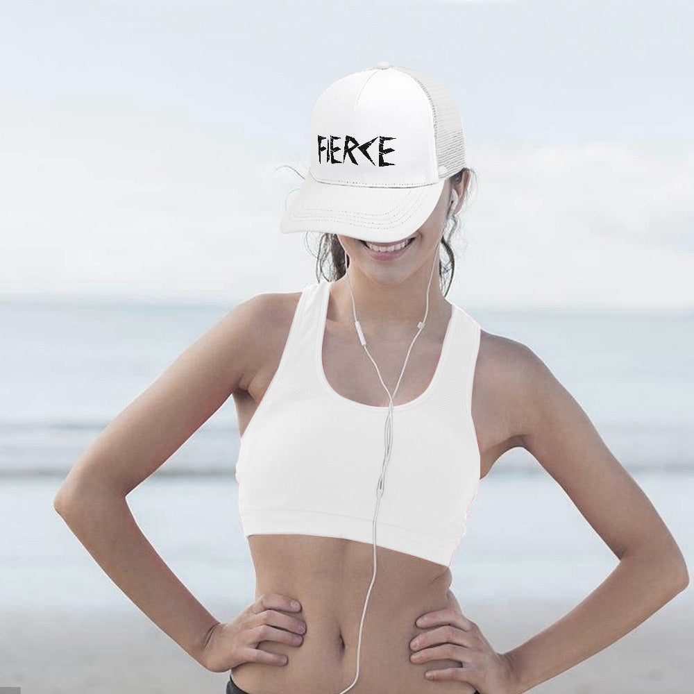 Fierce Baseball Cap Bent glue rear hollow (multi-color optional)